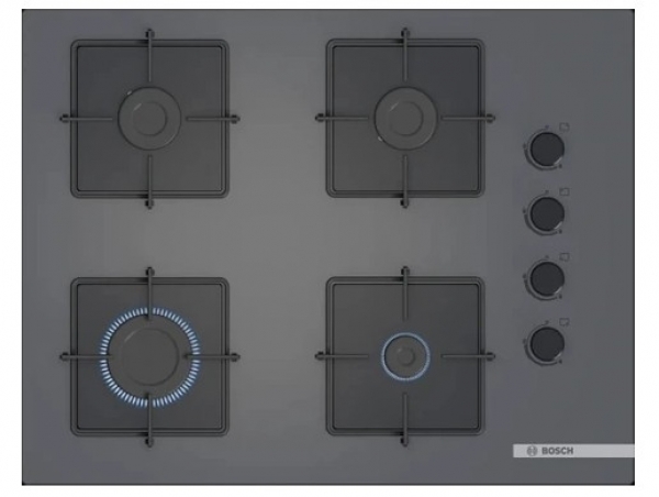 Bosch Gri Set 378 Ankastre Set POP7C9P30O + HUA736EN0T + DWK66PJ70T