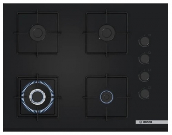 Bosch Siyah Set 352 Ankastre Set POH7C6P30O + HUA736EA0T + DWK64PJ60T