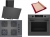 Bosch Gri Set 354 Ankastre Set POH7C9P30O + HUA736EN0T + DWK64PJ70T