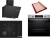 Bosch Siyah Set 422 Ankastre Set POH7C6P30O + HUA717BR0T + DWK66PJ60T