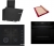 Bosch Siyah Set 444 Ankastre Set POP6C6P30O + HUA717BA0T + DWK67PJ60T