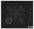 Bosch Siyah Set 444 Ankastre Set POP6C6P30O + HUA717BA0T + DWK67PJ60T