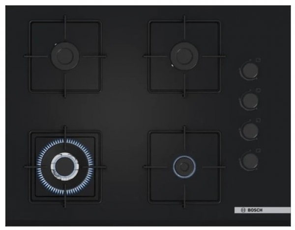 Bosch Siyah Set 348 Ankastre Set POH7C6P30O + HUA717BA0T + DWK64PJ60T