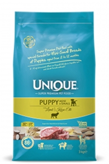 Unique Küçük Irk Kuzu Etli Yavru 3 kg Köpek Maması