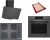 Bosch Gri Set 405 Ankastre Set POP7C9P30O + HJG852YN0T + DWK64PJ70T