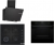 Bosch Siyah Set 408 Ankastre Set POP6C6P30O + HUA717BA0T + DWK66PJ60T