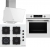 Bosch Beyaz 3 Lü Ankastre Set 343 Ankastre Set POP6C2P30O + HUA736EV0T + DWK63PJ20T