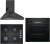 Bosch Siyah Set 53 Ankastre Set POP6C6B11O + HBF534EB0T + DWP64CC60T