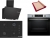 Bosch Siyah Set 374 Ankastre Set POP7C6P30O + HUA717BR0T + DWK66PJ60T