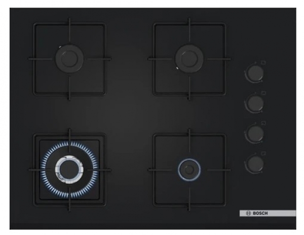 Bosch Siyah Set 350 Ankastre Set POH7C6P30O + HUA717BR0T + DWK64PJ60T