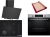 Bosch Siyah Set 350 Ankastre Set POH7C6P30O + HUA717BR0T + DWK64PJ60T