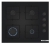 Bosch Siyah Ankastre Set POP6C6P30O + HUA717BA0T + DWK63PJ60T