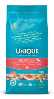 Unique Orta ve Büyük Irk Somonlu Hamsili Yavru 15 Kg Köpek Maması