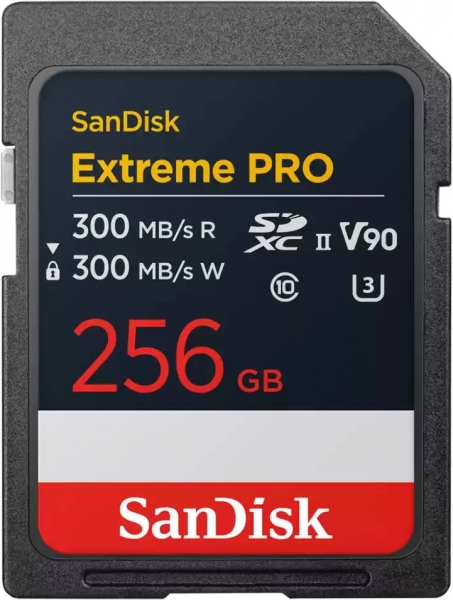 Sandisk Extreme Pro UHS-II V90 SD (256 GB)