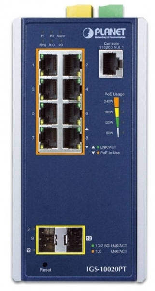 Planet PL-IGS-10020PT Yönetilebilir Switch