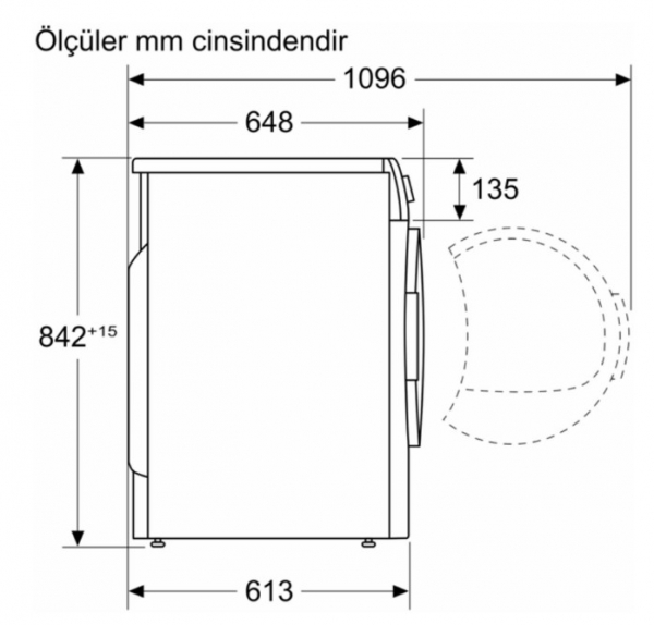 Profilo KM10611CTR Kurutma Makinesi