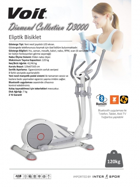 Voit D3000 Diamond Collection Eliptik Bisiklet