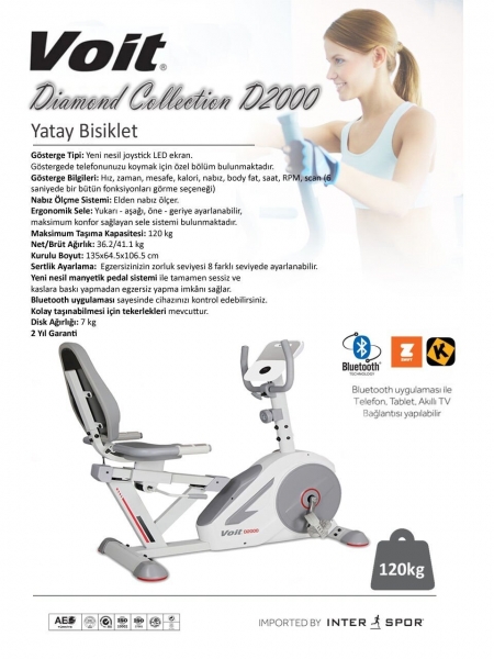 Voit D2000 Diamond Collection Yatay Bisiklet
