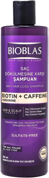 Bioblas Biotin Kafein Arjinin 400 ml Şampuan
