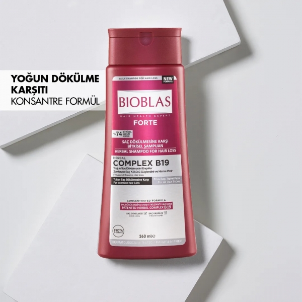 Bioblas Forte Yoğun Saç Dökülmesine Karşı 360 ml Şampuan
