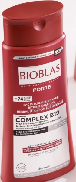 Bioblas Forte Yoğun Saç Dökülmesine Karşı 360 ml Şampuan