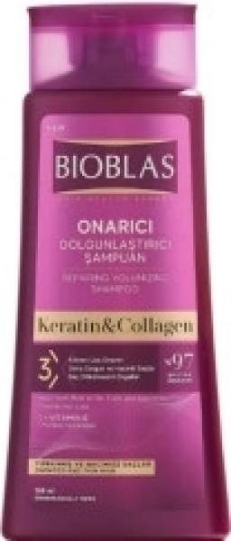 Bioblas Keratin & Kolajen Onarıcı Dolgunlaştırıcı 360 ml Şampuan