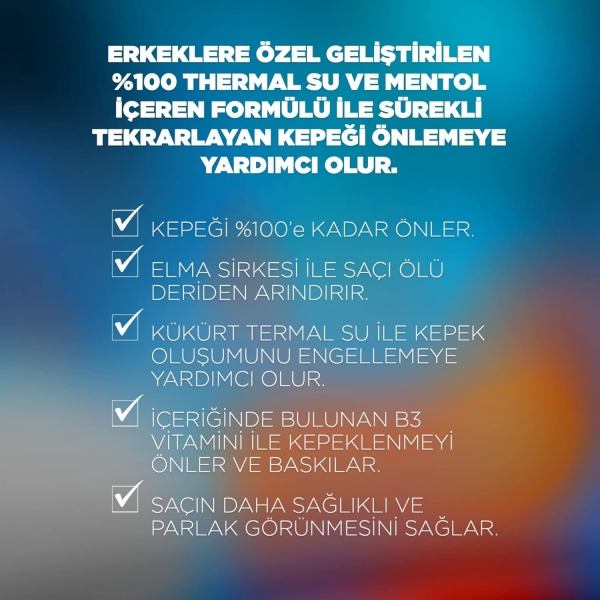 Bioblas For Men Mentol ve Elma Sirkesi 360 ml Şampuan
