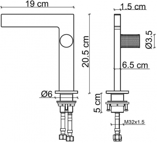Fontana FK-2013 Lavabo Bataryası