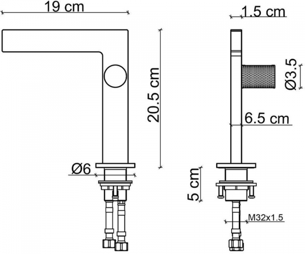Fontana FK-2015 Lavabo Bataryası