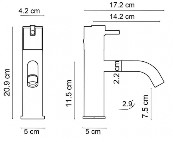 Fontana FA-4011M Lavabo Bataryası