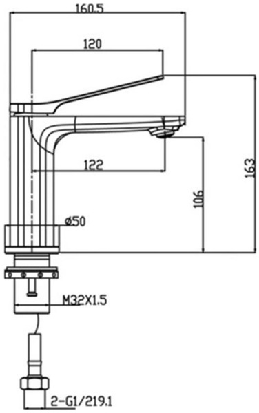 Fontana FP-0117 Lavabo Bataryası