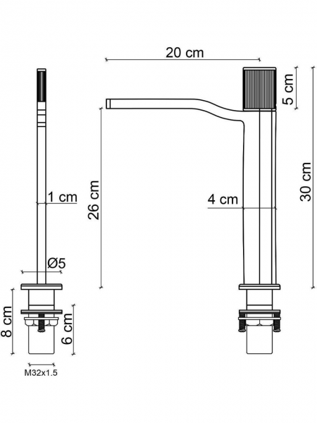 Fontana FA-7022 Lavabo Bataryası