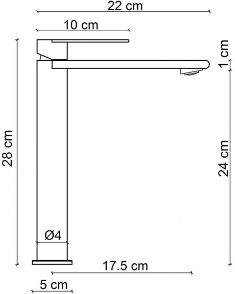 Fontana FJ-SS1025 Lavabo Bataryası