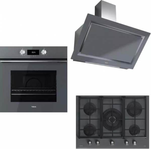 Teka Urban 70 Gri Ankastre Set GZC 75330 XBC ST + HLB 8400 ST + DLV 98660 ST TOS