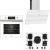 Teka Beyaz Ankastre Set GBC 75030 KBC WH + HAK 629 WH + TVT 90