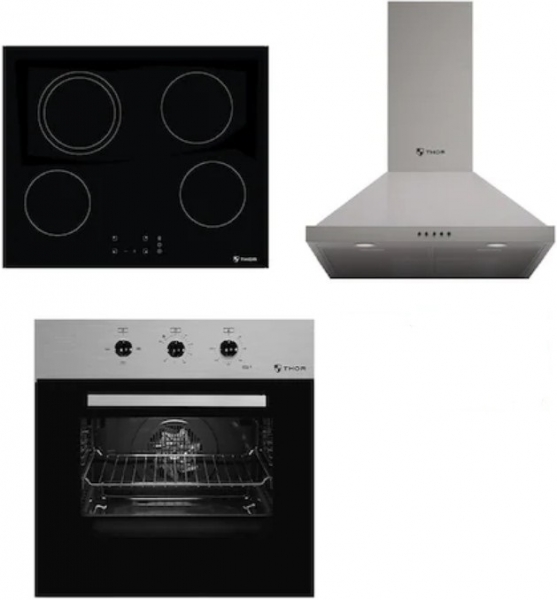 Teka Thor Milano İnox Ankastre Set KBC 64710 TCS BK + TO 663 SS + ACW 63020 KOS IX