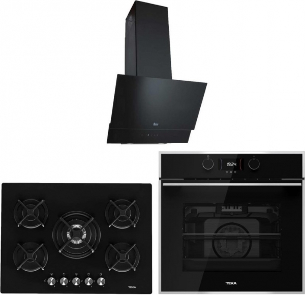 Teka Siyah Ankastre Set HF LUX 70 5G AI AL + HLB 840 SS + TVT 60.1
