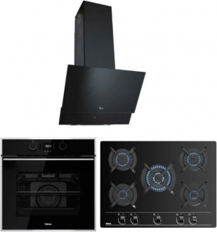 Teka Siyah Ankastre Set GBC 75030 KBC BK + HLB 840 SS + TVT 60.1