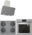 Silverline Gri Ankastre Set CS5623S01 + BO6504S01 + 3457 Soho 60