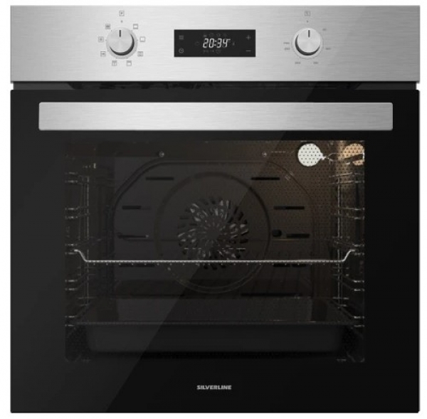 Silverline Siyah Ankastre Set CS5343B01 + BO6504X01 + 3457 Soho 60