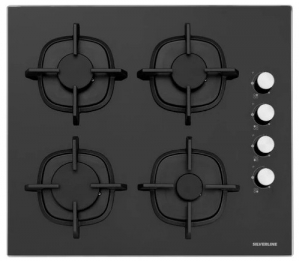Silverline Siyah Ankastre Set CS5343B01 + BO6504X01 + 3457 Soho 60