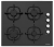 Silverline Siyah Ankastre Set CS5343B01 + BO6504X01 + 3457 Soho 60