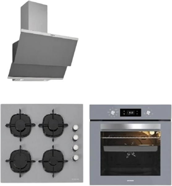 Silverline Gri Ankastre Set CS5335S02 + BO65E4S01 + 3420 Classy 60