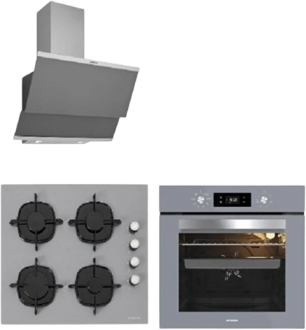 Silverline Gri Ankastre Set CS5335S02 + BO65E4S01 + 3420 Classy 60