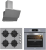 Silverline Gri Ankastre Set CS5335S02 + BO65E4S01 + 3420 Classy 60