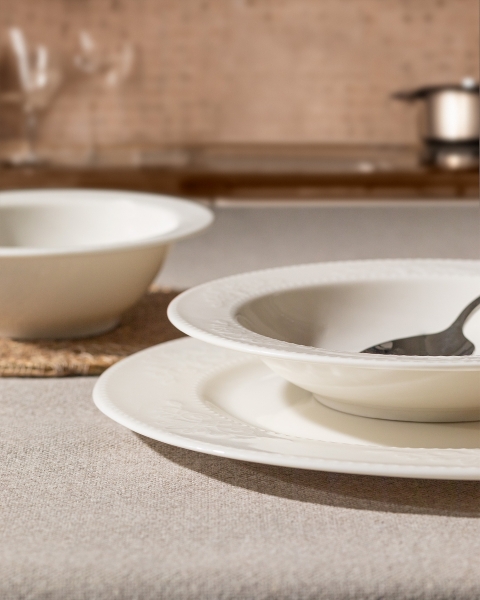 Madame Coco Relief 24 Parça Yemek Takımı