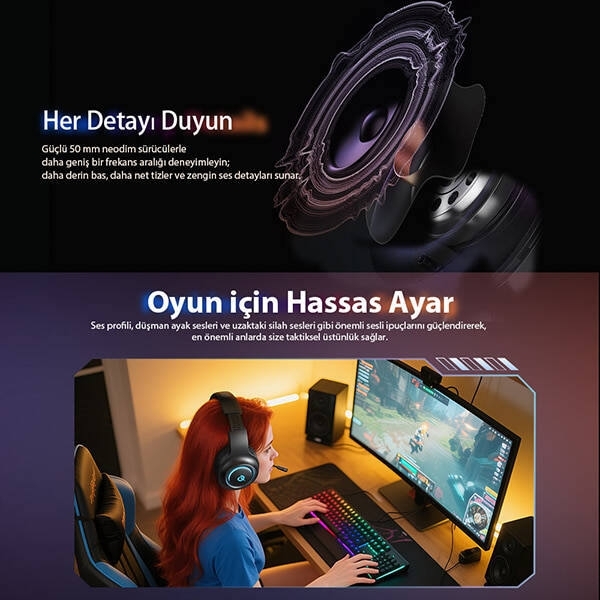 QCY HeroaD V200 Kablosuz Kulaklık