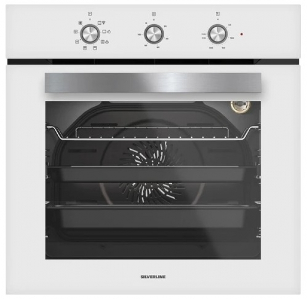 Silverline Beyaz Ankastre Set CS5700E7W01 + BO6503W01 + 3481