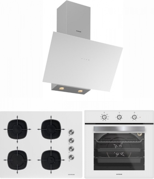 Silverline Beyaz Ankastre Set CS5700E7W01 + BO6503W01 + 3481