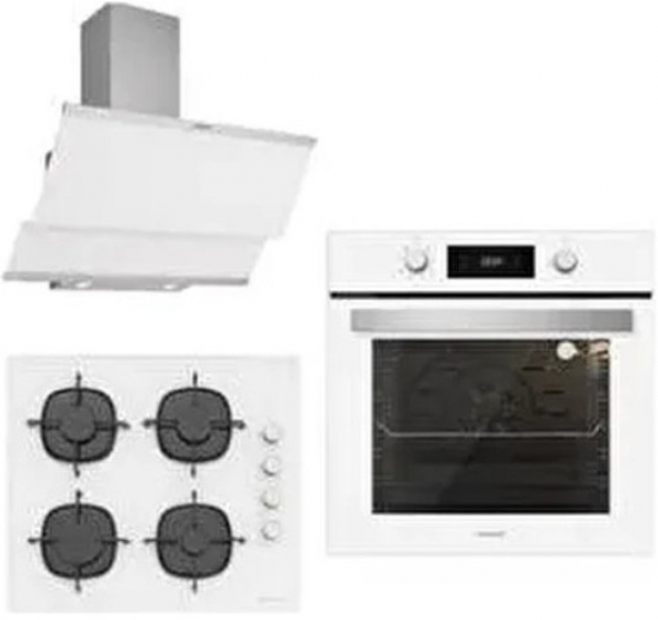 Silverline Beyaz Set 3 Ankastre Set CS5335W01 + BO6504W01 + 3420 Classy 60